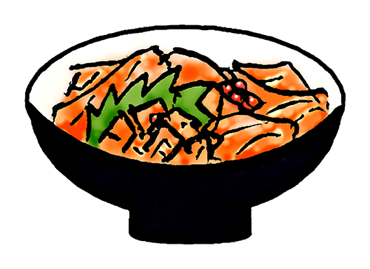 サーモン丼